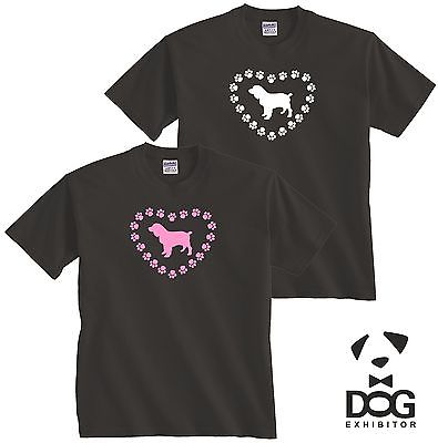 new Springer Spaniel design printed T Shirt dogs puppies designer top dog puppy