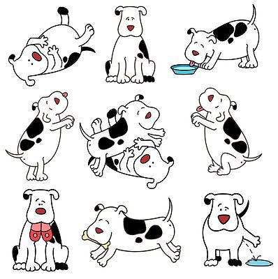 Fun dog cartoon card