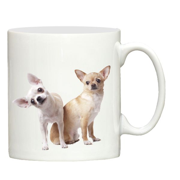 Cute Chihuahua printed ceramic mug