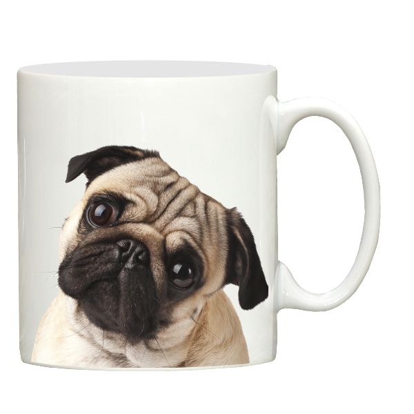 Sweet Pug face ceramic mug