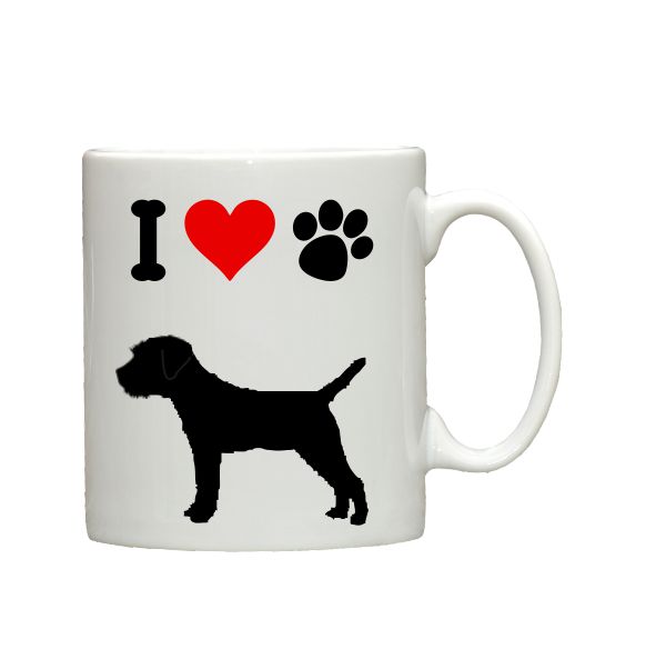 I love Border Terriers ceramic mug