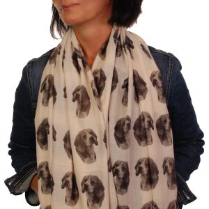 Mike Sibley Beagle licensed design ladies fashion scarf