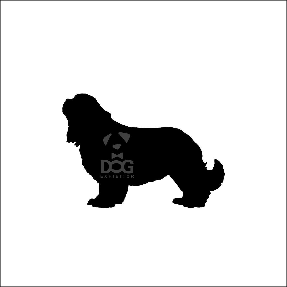 Cavalier King Charles silhouette stickers