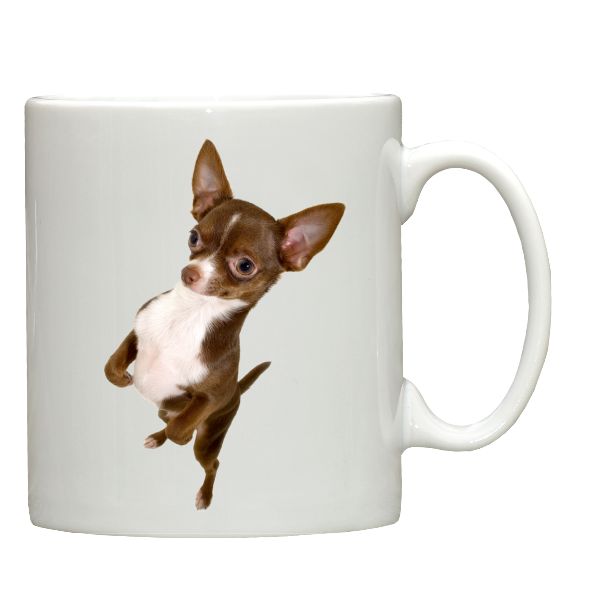Dancing Chihuahua ceramic mug