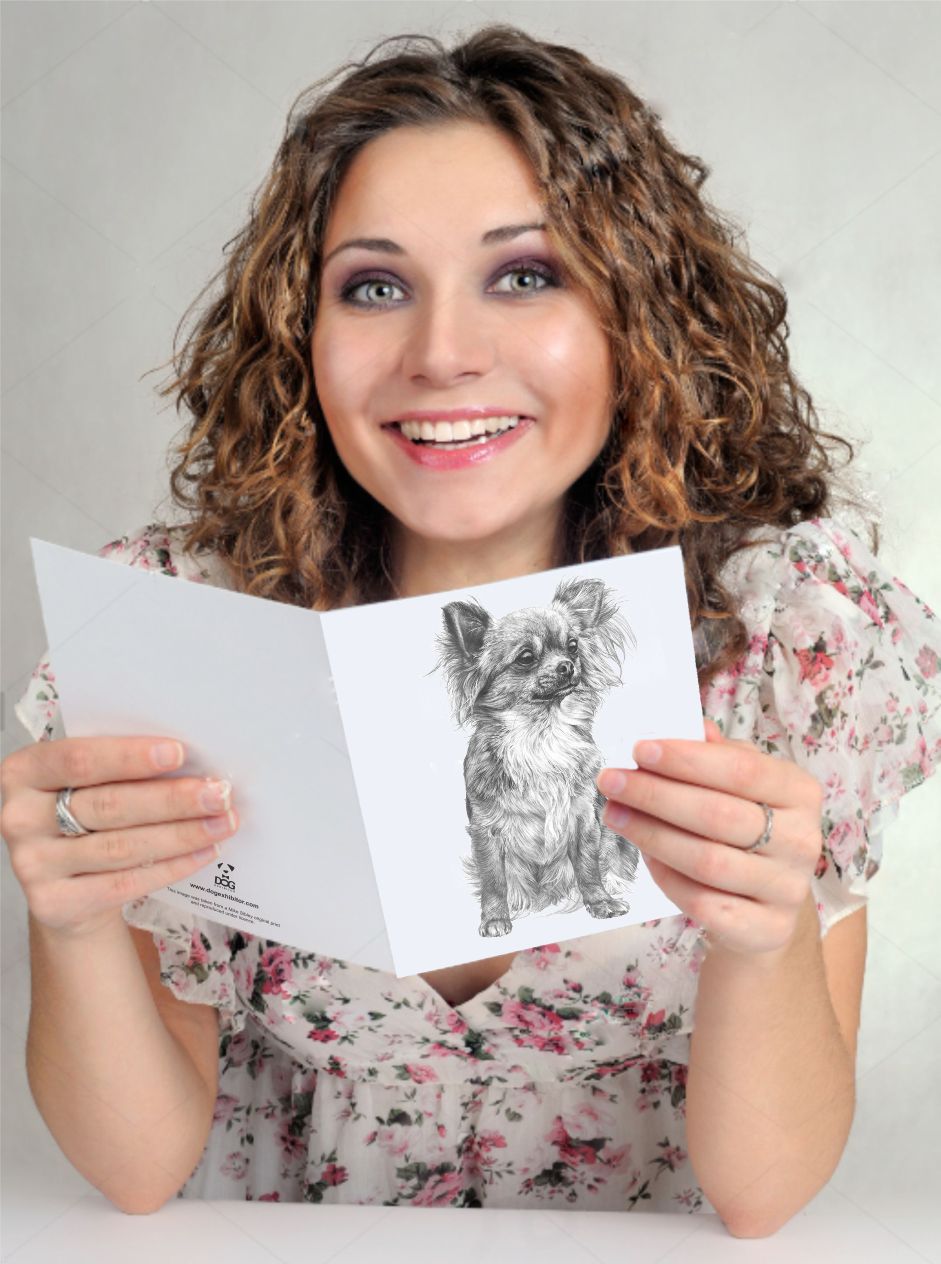 Mike Sibley Design Chihuahua Greeting Card