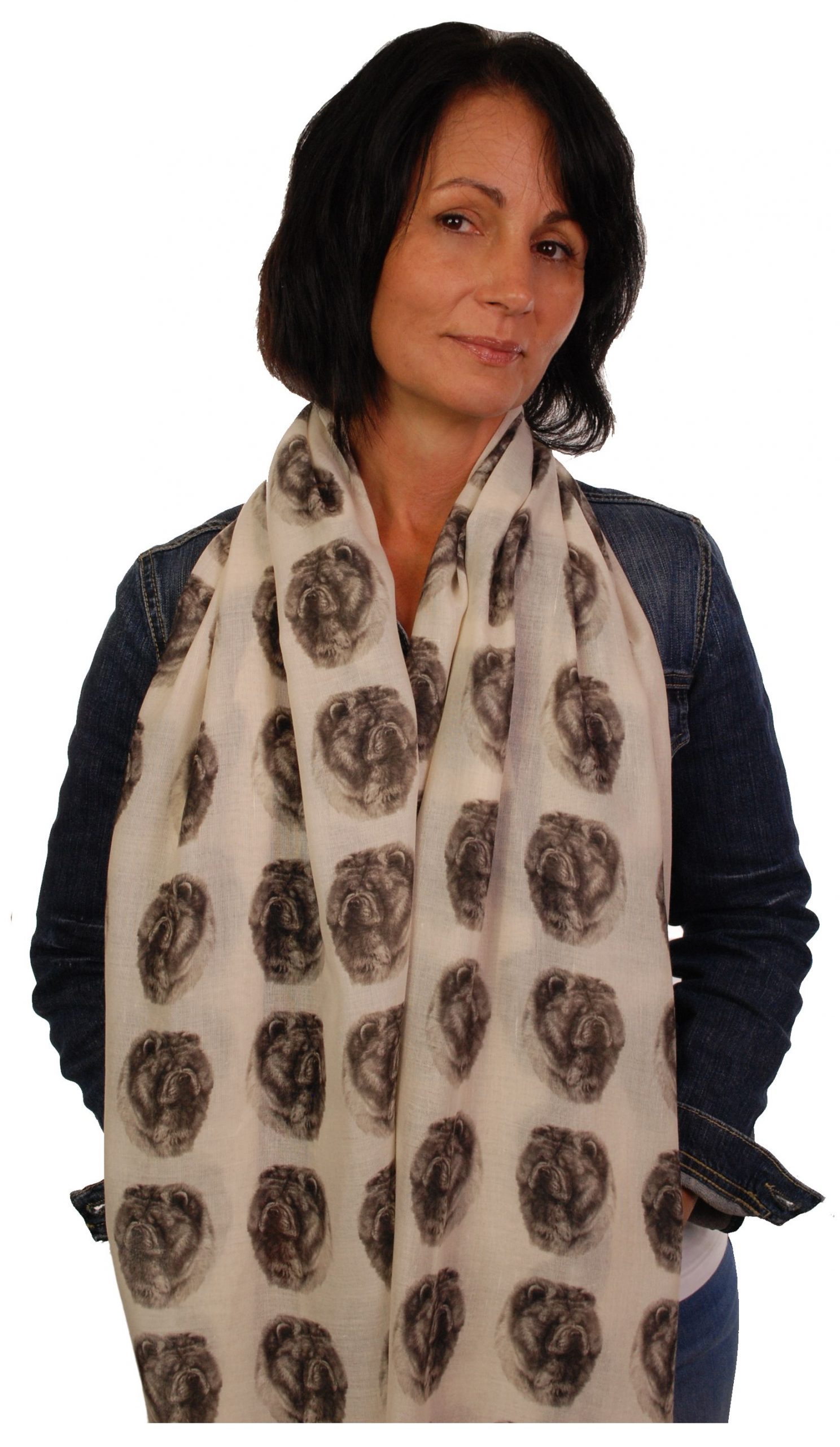 Mike Sibley Chow Chow licensed design ladies fashion scarf