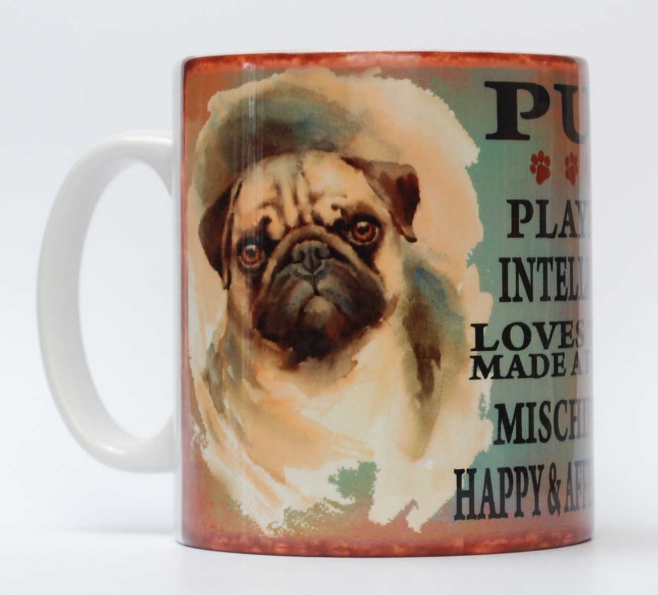 Pug Retro Mug