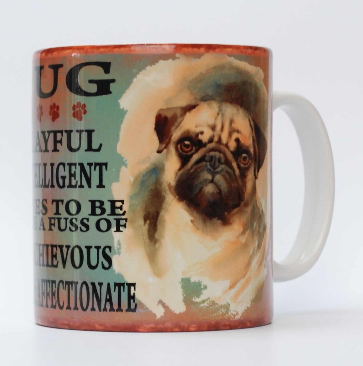 Pug Retro Mug