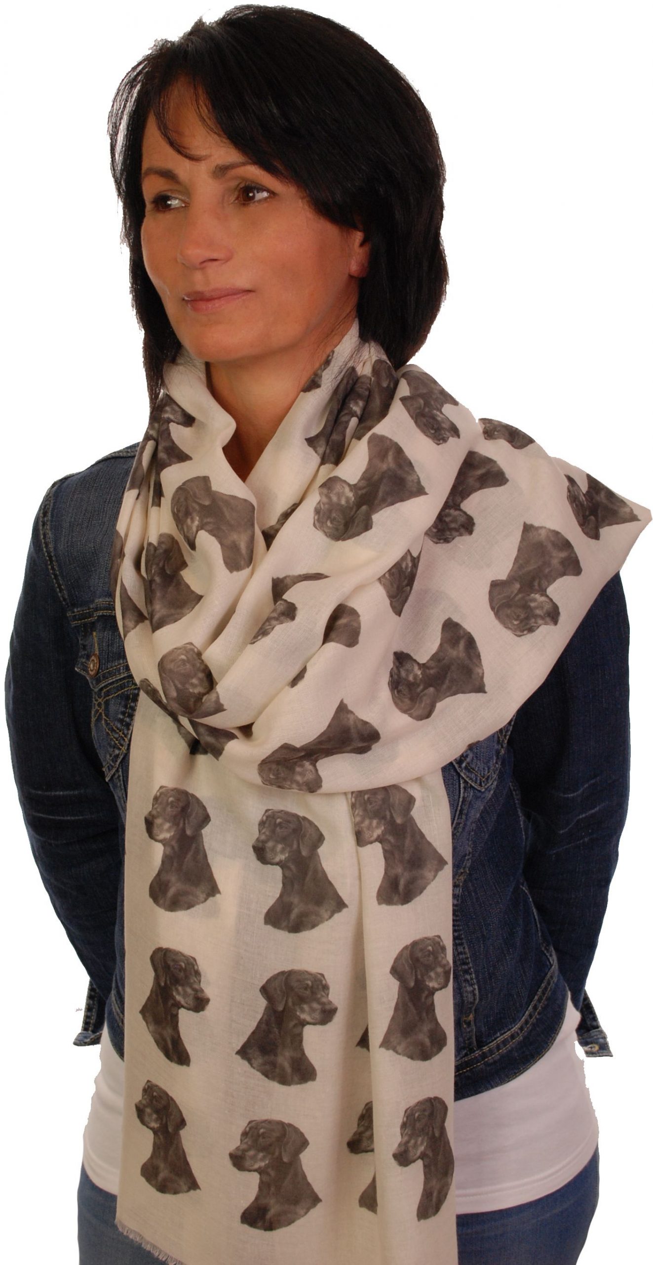 Mike Sibley Dobermann licensed design ladies fashion scarf