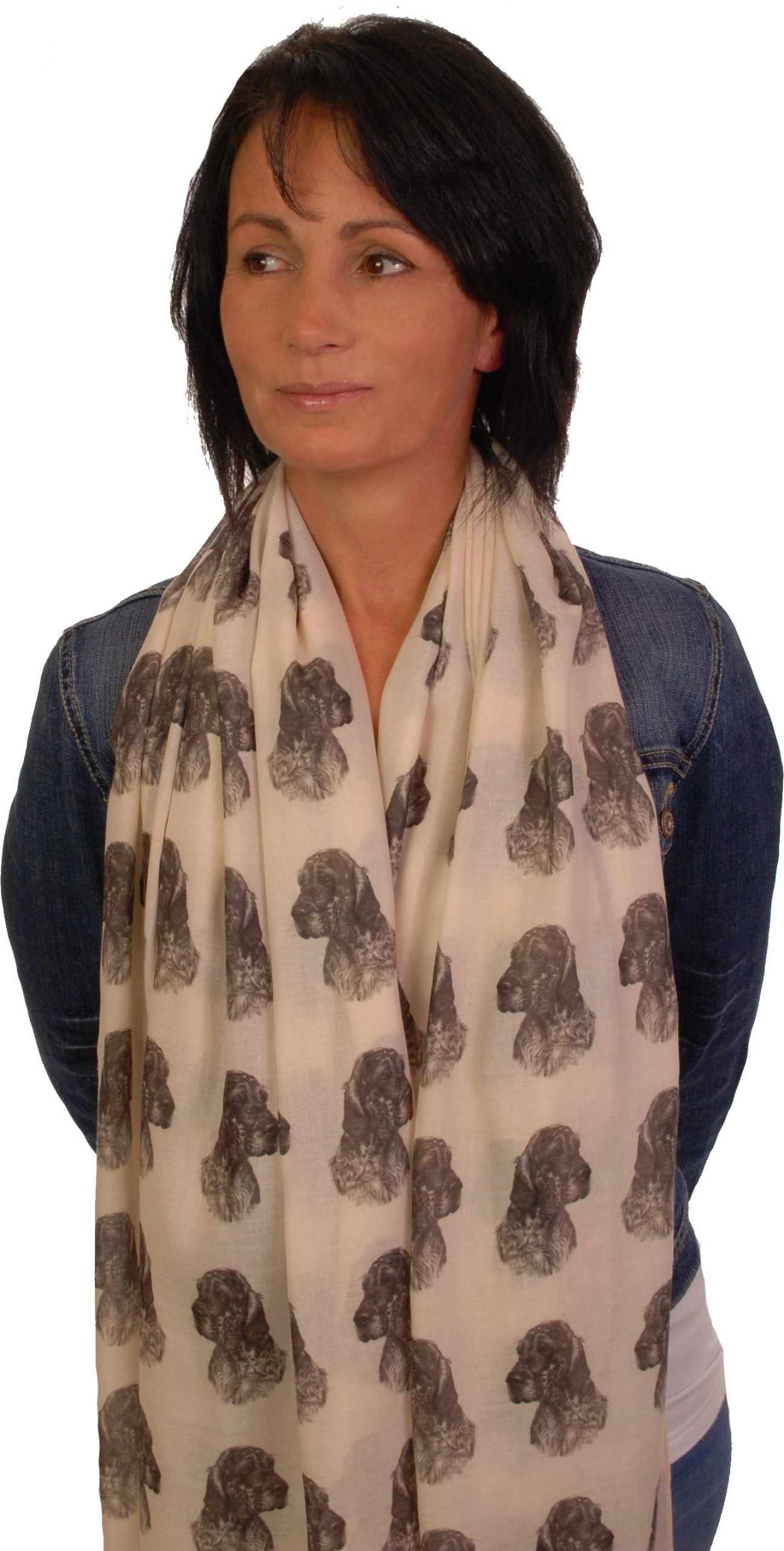 Mike Sibley English Setter licensed design ladies fashion scarf