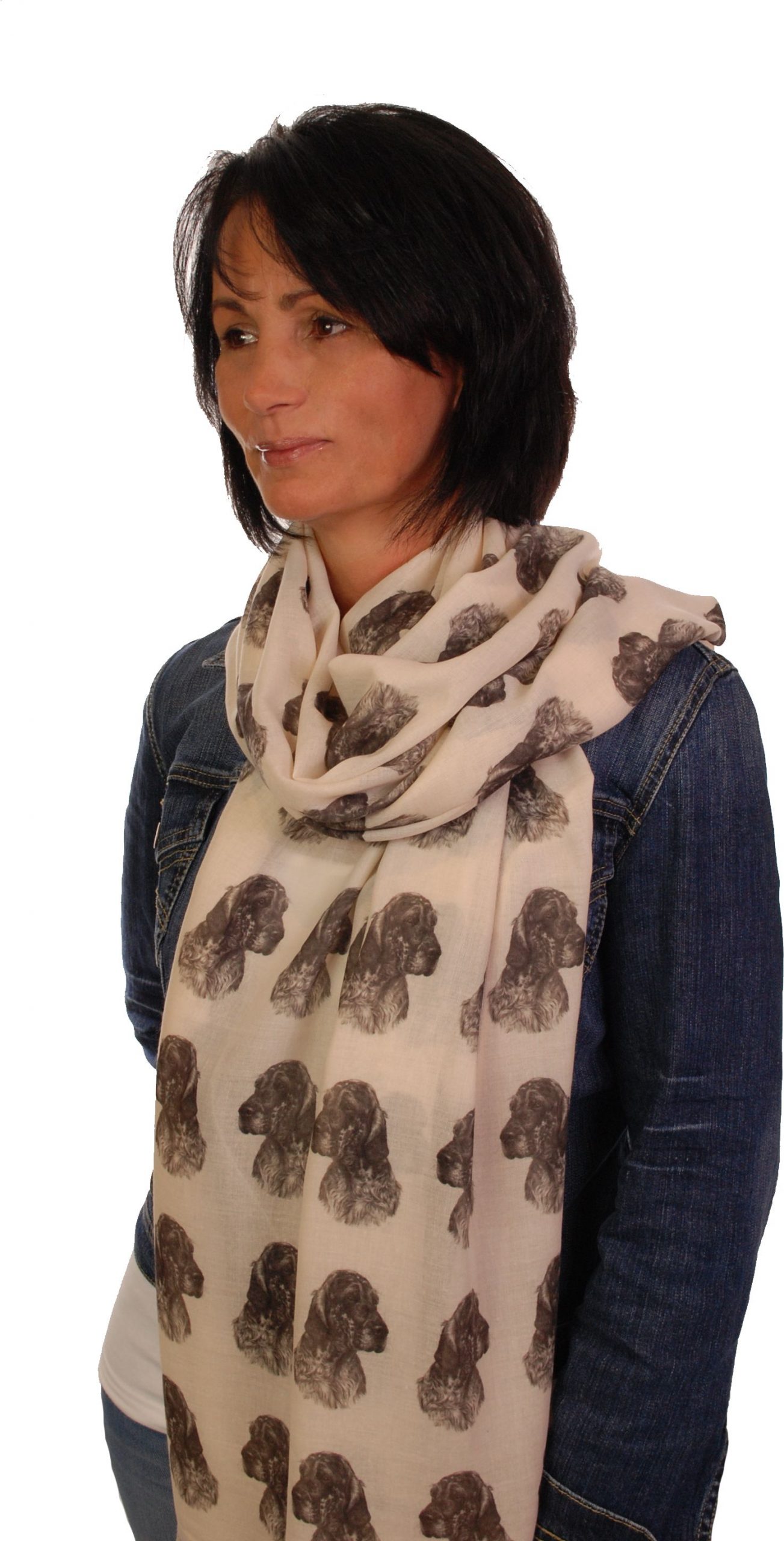 Mike Sibley English Setter licensed design ladies fashion scarf