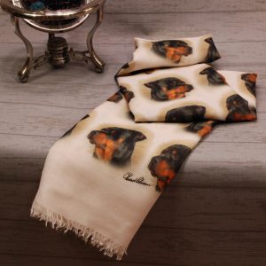 Howard Robinson Rottweiler licensed design ladies fashion scarf