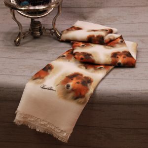 Howard Robinson Shetland Sheepdog licensed design ladies fashion scarf