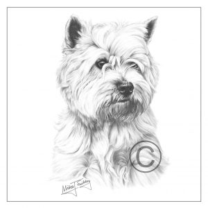 Mike Sibley Design Westie Greeting Card