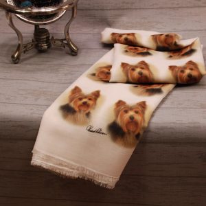 Howard Robinson Yorkshire Terrier licensed design ladies fashion scarf
